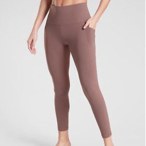 NWOT Athleta Purple Salutation Stash Leggings